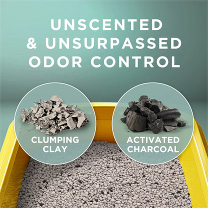 Purina  Free & Clean Unscented Cat Litter, Scoopable, Low Dust, Odor Control, 14 Lb. Jug